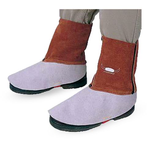 LEATHER SPATS PR ANKLE/FOOT PROTECTION FOR WELDING XCEL-ARC