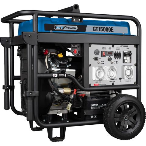 GT POWER 3ph/1Ph 11500W PUSH BUTTON START GENERATOR