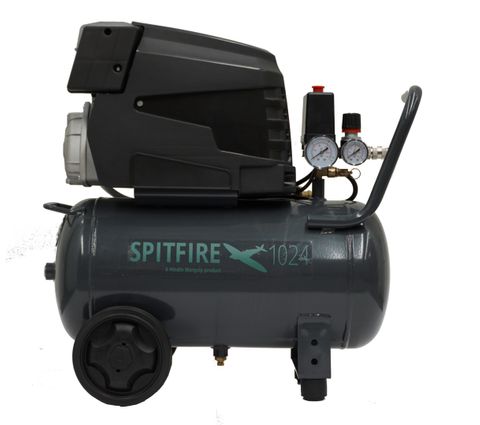 HINDIN SPITFIRE 2.5HP COMPRESSOR 1024 10A 1PH 24L 152LPM(5.4cfm) DIRECT DRIVE