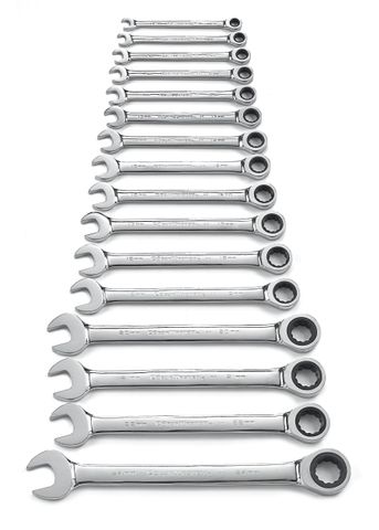 GEARWRENCH 9416 COMB RATCHET WRENCH 16pc SET & 82301D PRY BAR 3pc SET