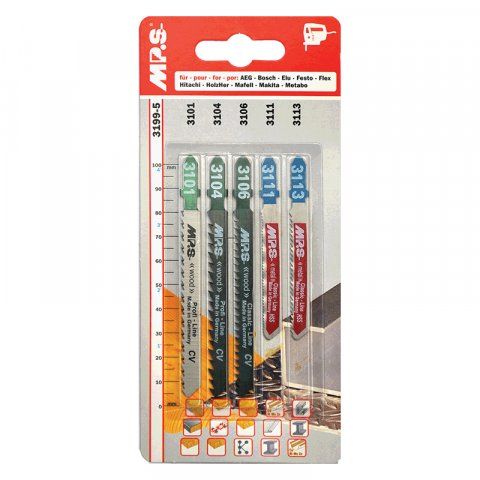 JIGSAW BLADE ASSORTED MULTI PACK Pk.5