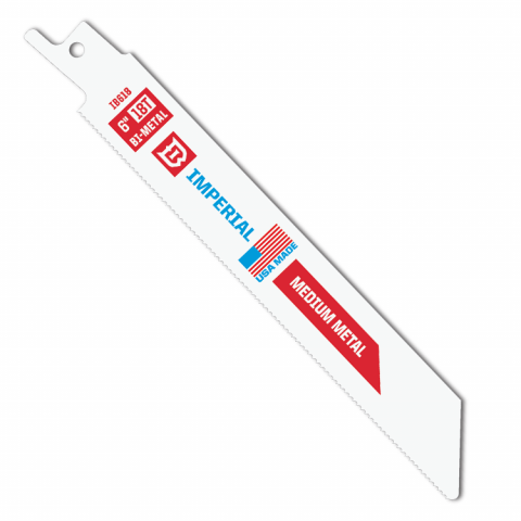 Recip Saw Blade Med Metal 6in x 18tpi Imperial Blades #Sabre