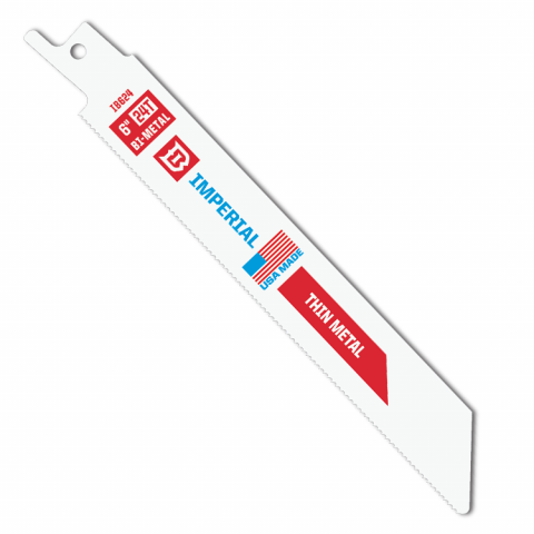 Recip Saw Blade Thin Metal 6in x 24tpi Imperial Blades #Sabre