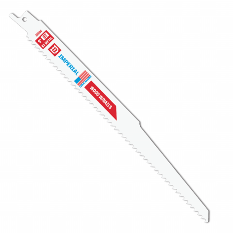 Recip Saw Blade Wood/Nails 9in x 6tpi Imperial Blades #Sabre
