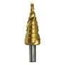 ALPHA 4MM-20MM GOLD SPIRAL FLUTE STEP DRILL