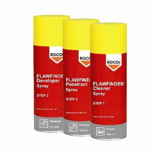 ROCOL FLAWFINDER KIT (3 PART) (CLEANER / PENETRANT / DEVELOPER)