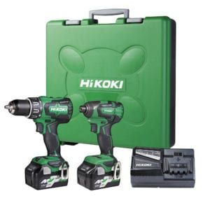 HIKOKI 18V B/LESS IMPACT DRILL & IMPACT DRIVER - MV KIT