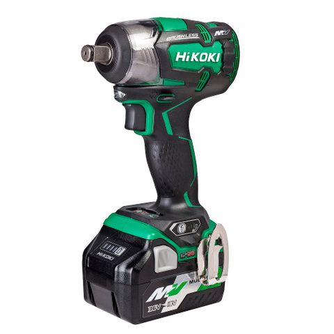 HIKOKI 36V B/LESS 1/2dr 320Nm IMPACT WRENCH - KIT