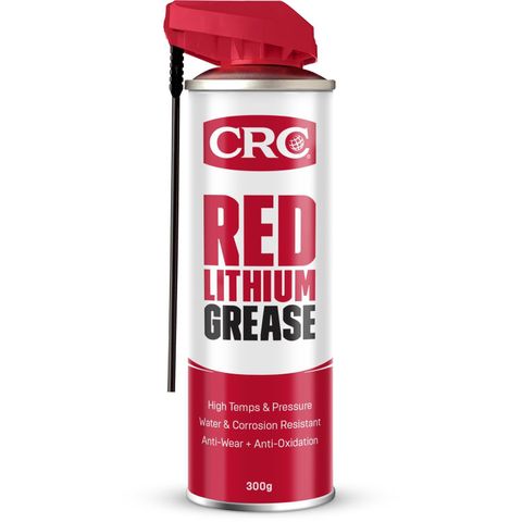 CRC RED LITHIUM GREASE 300g AEROSOL PERMASTRAW
