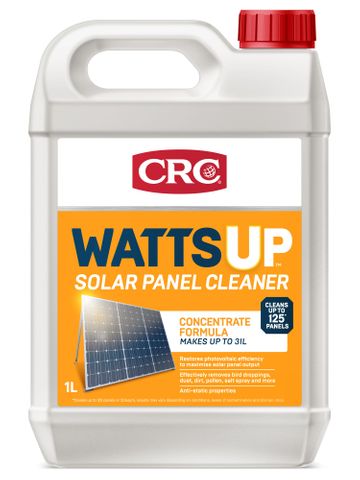 CRC WATTS UP SOLAR PANEL CLEANER 1L BOTTLE