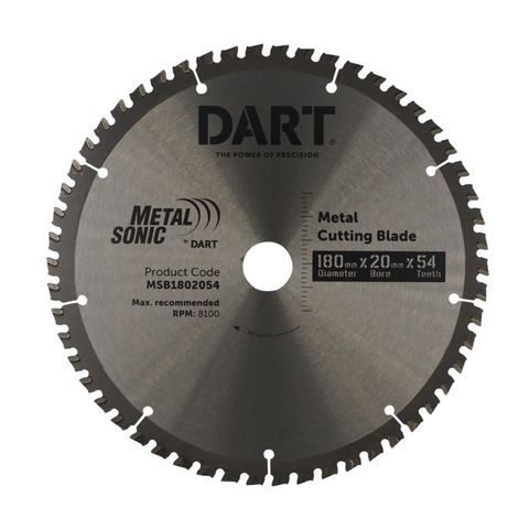 DART 180x20mm Bore MetalSonic Saw Blade 54T