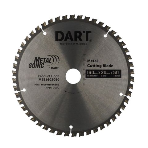 DART 160x20mm Bore MetalSonic  Saw Blade 50T