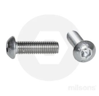 M12x60mm SS316 BUTTON HD CAP SCREW