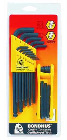 BONDHUS AF TWIN PACK ALLEN KEY SET