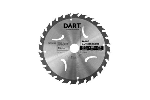 DART 160x20mm Bore Timbrer Saw Blade 28T