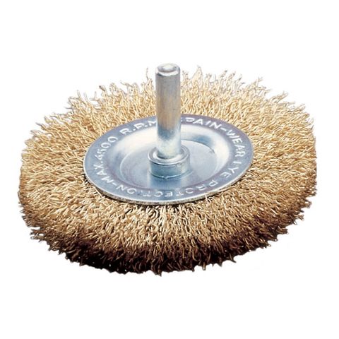 60mm X 1/4 SHANK HS WIRE WHEEL