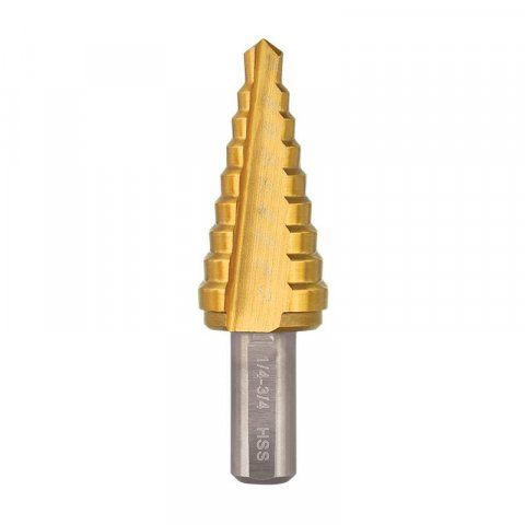 ALPHA 1/4in - 3/4 GOLD STEP DRILL