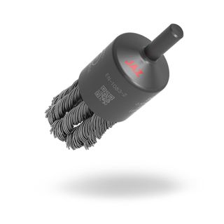 WIRE END BRUSH TWIST KNOT 30 X22MM 6MM SHANK JAZ (BRUE-3000K)