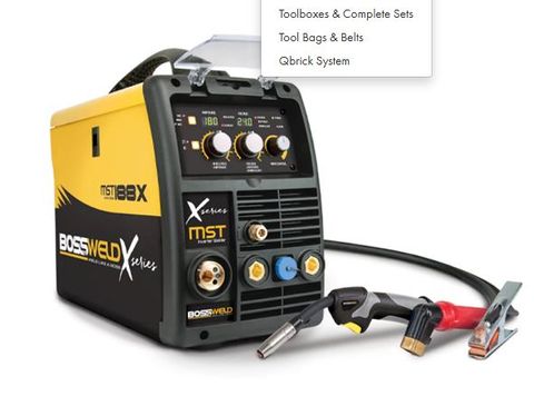 BOSSWELD MST-188X MIG/TIG/MMA INVERTER WELD