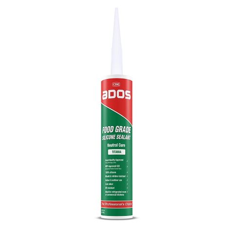 [IND] CRC ADOS FOOD GRADE SILICONE SEALANT TITANIA 300G