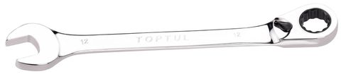 TOPTUL 11/16 COMB WRENCH SAE REV-RATCHET(72T 13deg)/OE MIRROR PRO-SERIES