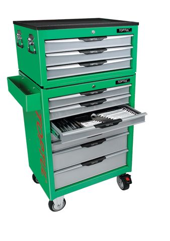 TOPTUL 281pc COMBI SET GREEN  20 TRAY AF/MM [KIT]