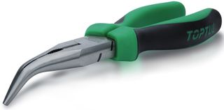 TOPTUL 8in BENT LONG NOSE PLIERS