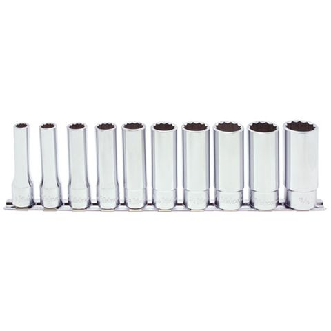 KOKEN 1/2DR 10pc 3/8-15/16 RAIL SOCKET S