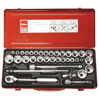 KOKEN 36 PC 1/2 DR  MET & IMP SOCKET SET