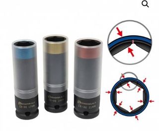 1/2dr POWERBUILT IMPACT WHEEL SOCKET 3pc SET