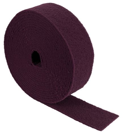 150mmX10m HAND PAD MAROON V/FIN ROLL TYR
