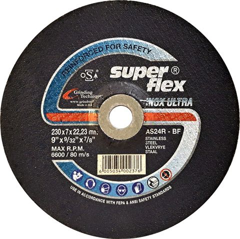 230x7.0x22.23mm GRINDING DISC AS24R T27