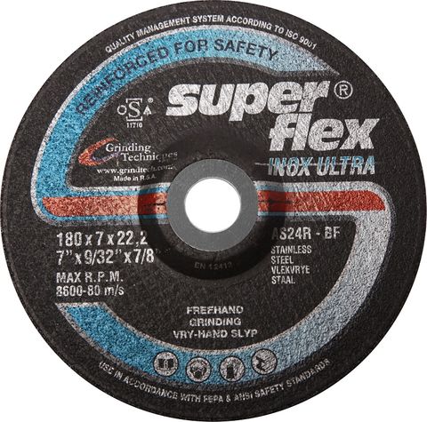 180x7.0x22.23mm GRINDING DISC AS24R T27