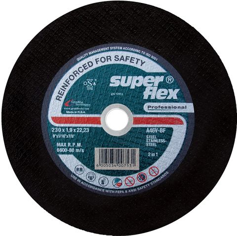 230x1.9x22.23mm CUT OFF WHEEL A46V 2IN1