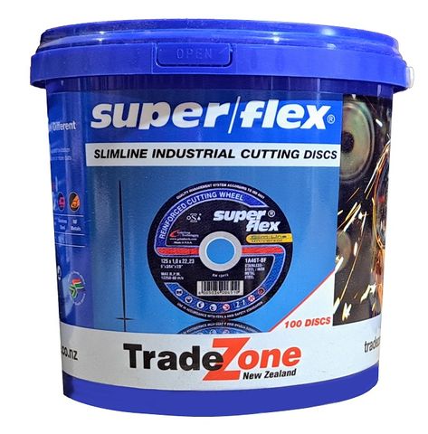 125x1.0x22.23mm CUT OFF WHEEL 1A46T 2IN1