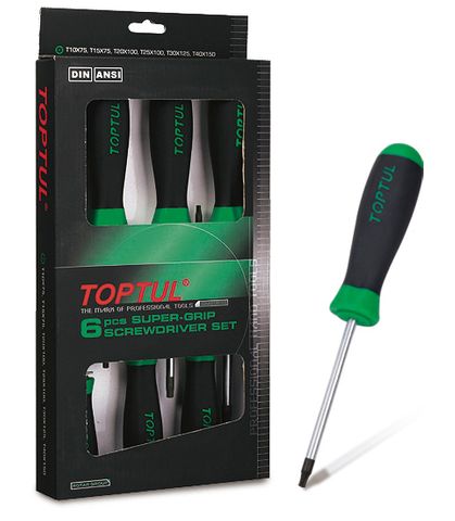 TOPTUL 6pc TORX SCREWDRIVER SET