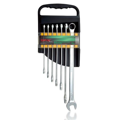 TOPTUL 7 PC EXTRA LONG R/OE SPANNER SET