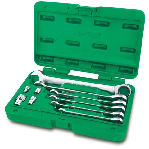 TOPTUL 10PC GEAR WRENCH SET