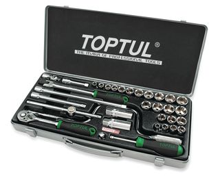 TOPTUL 33pc 3/8DR COMB SOCKET SET
