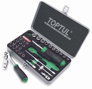 TOPTUL 1/4dr 31pc METRIC SOCKET SET