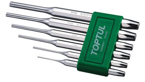 TOPTUL 6PCE PIN PUNCH SET