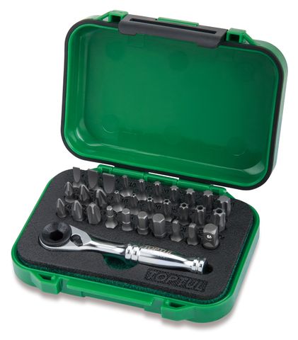 TOPTUL 31pc HEXDRIVE BIT SET