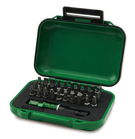 TOPTUL 31pc SCREWDRIVER BIT SET