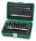 TOPTUL 45pc 1/4dr SOCKET & BIT SET