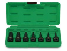 TOPTUL SOCKET 7pc SET IMPACT HEX BIT 1/2dr 4-14mm