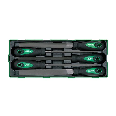 TOPTUL 5 PC FILE KIT TOOL TRAY