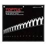 TOPTUL 14pc METRIC 8-24mm SPANNER SET