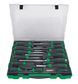 TOPTUL SCREWDRIVER 20pc SET SL(FL) PH SQ HX