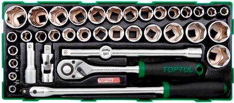 TOPTUL 1/2in SOCKET SET 38pc COMBO