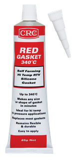 CRC RED 340C HI-TEMP RTV SILICONE GASKET 85g TUBE